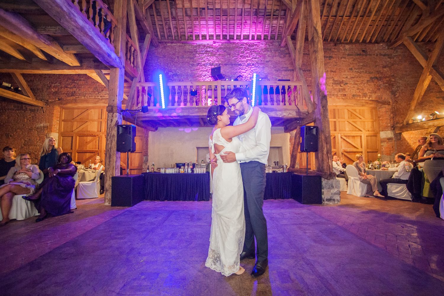 La première danse et ouverture de bal des mariés au Château de Deulin