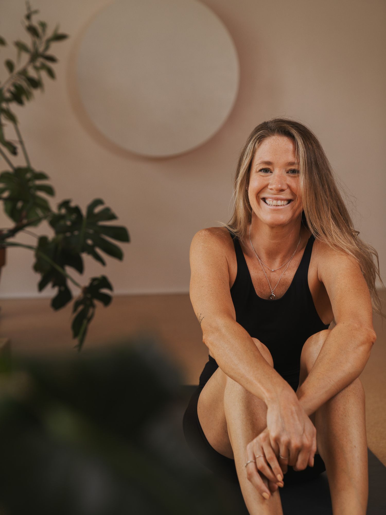 Yoga studio Sage plante d'intérieur pilates thé tapis position tonus Gaelle Tremblay