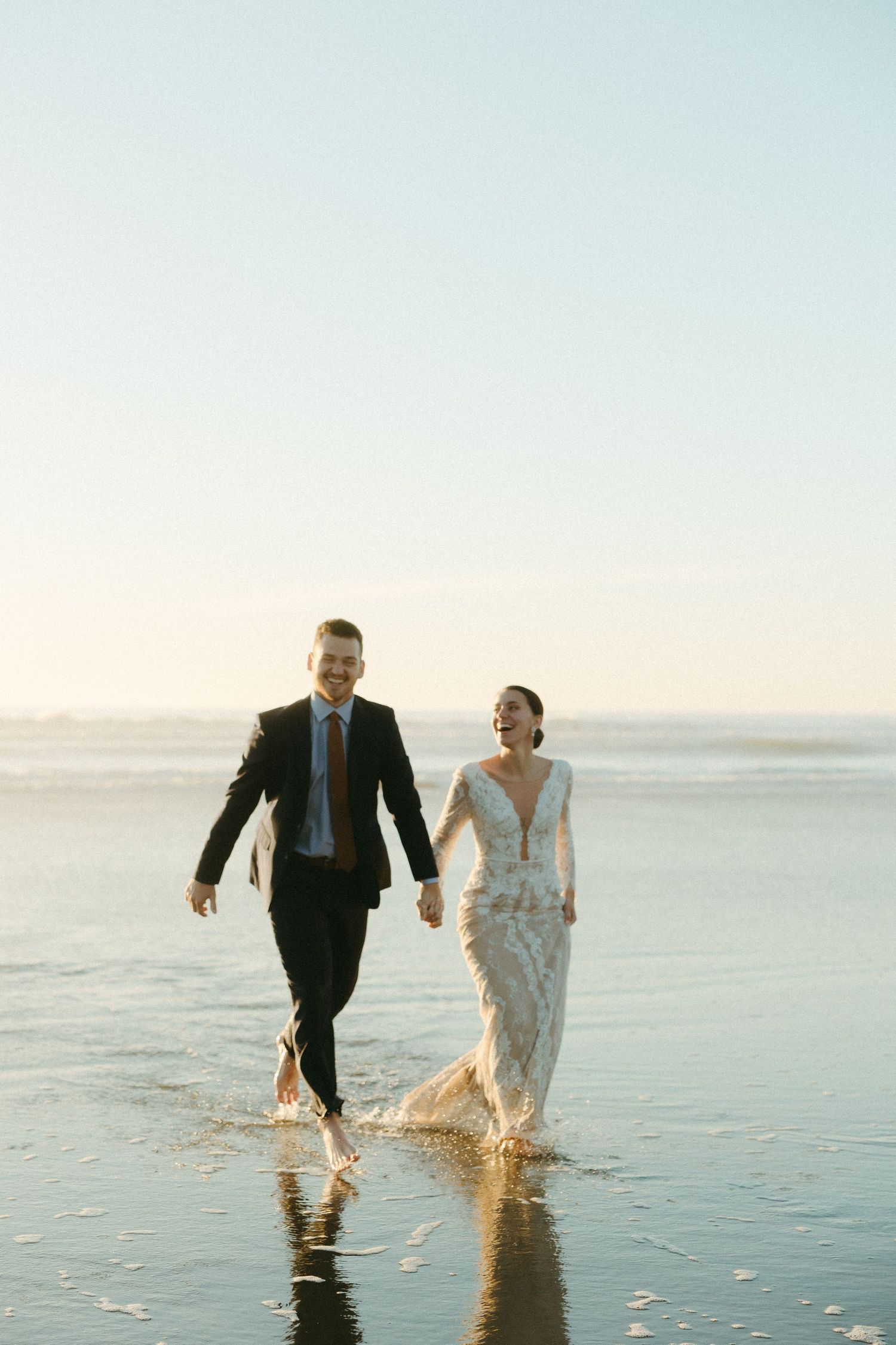 Bride and groom portraits from a San Francisco elopement