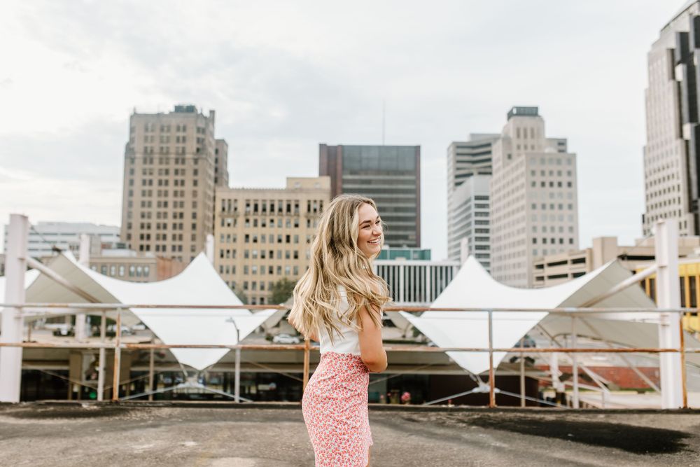 Senior Photography in Downtown Shreveport, Louisiana