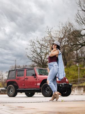 Portrait session located at the University of Arkansas in Fayetteville Arkansas