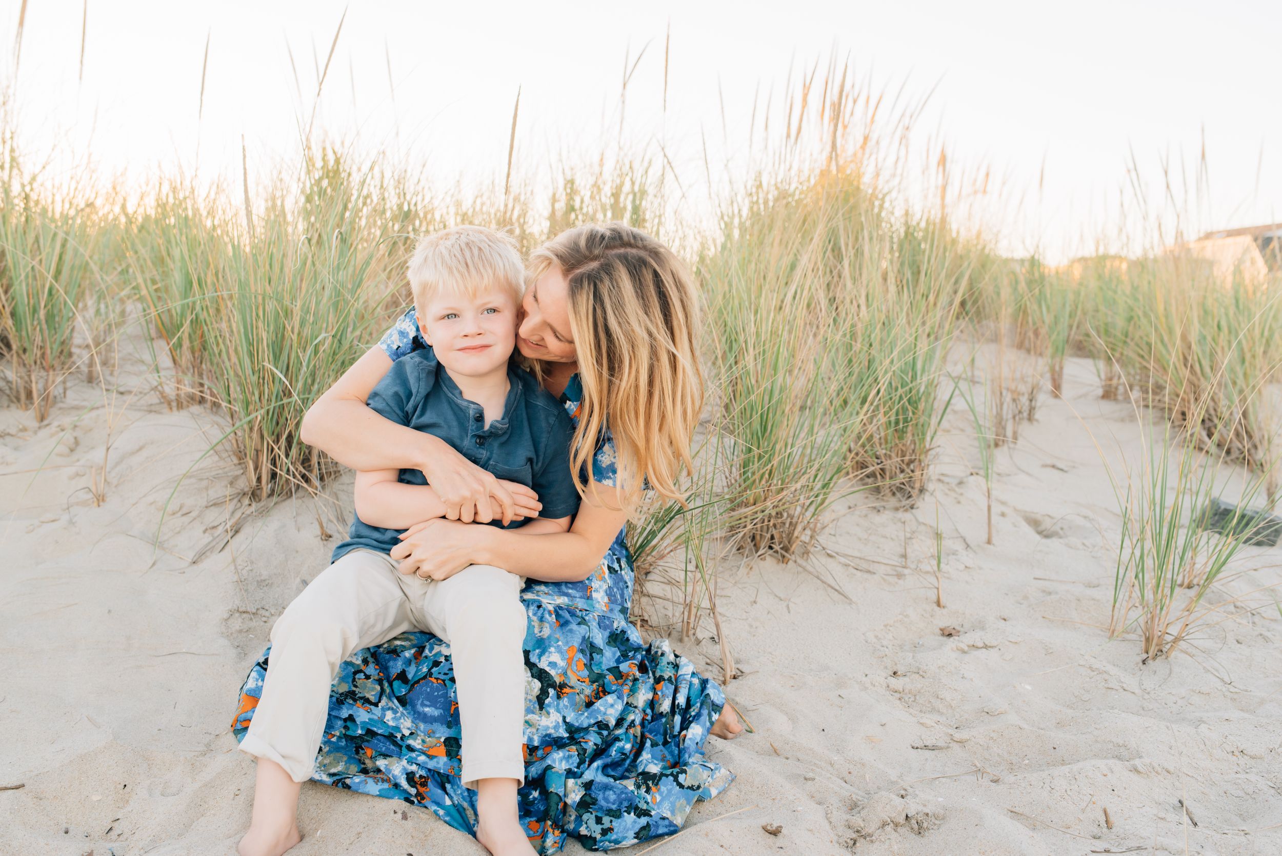 Lauren Marie Photography - mommy and me photos on the beach in Spring Lake NJ