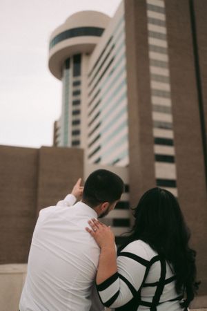 Romantic portrait session by Sergio Galvan Photography, featuring delicate and intimate detail shots of a couple's love