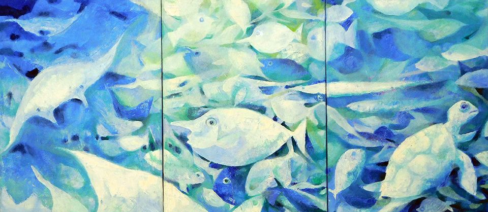 "Maldive" quadro ad olio su tela - vendita