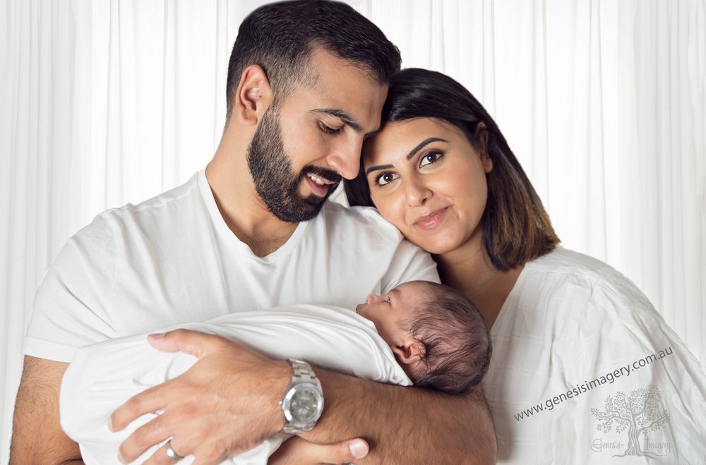 Newborn photography Southport featuring soft, natural studio lighting.
