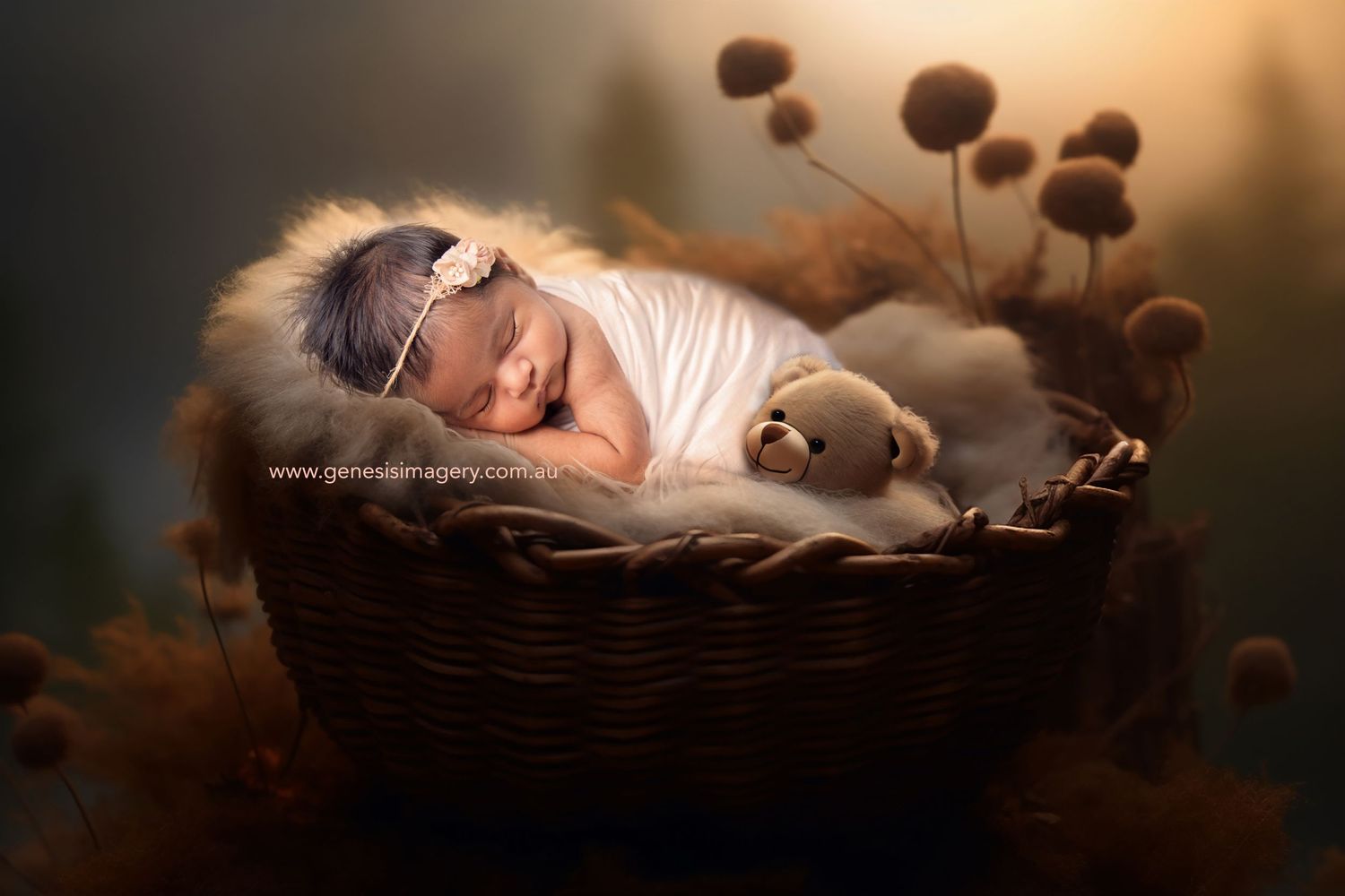 Best Gold Coast baby whisperer for unsettled newborn photography sessions.