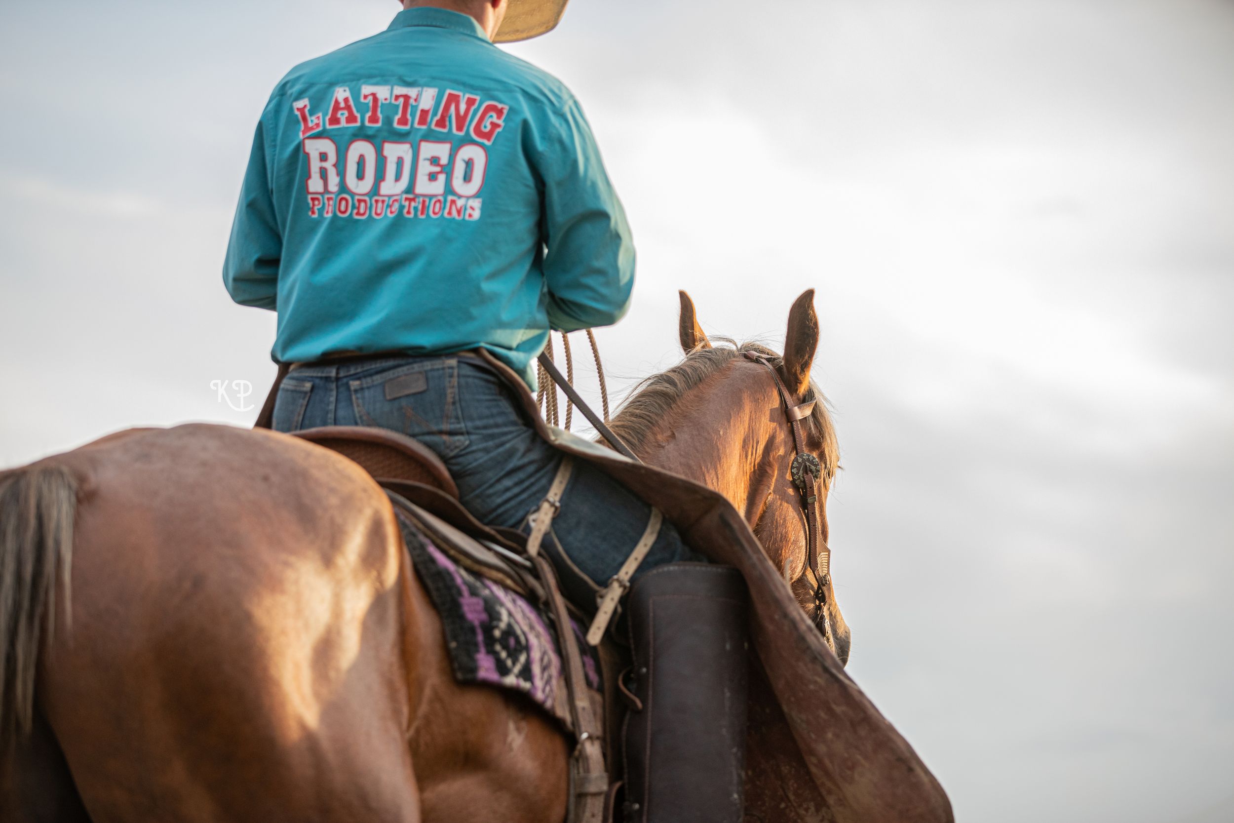 Rodeo pickup man in sun