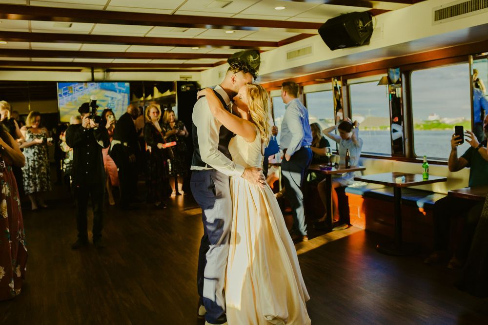 First DAnce of Rachel and Davon at the Yacht Starship in Tampa Bay florida that is authentic and candidly romantic