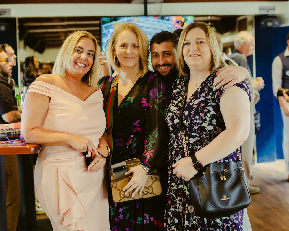 guests at a ship's wedding in tampa bay