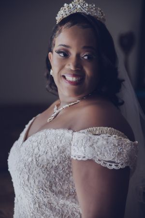 elegant bride shot