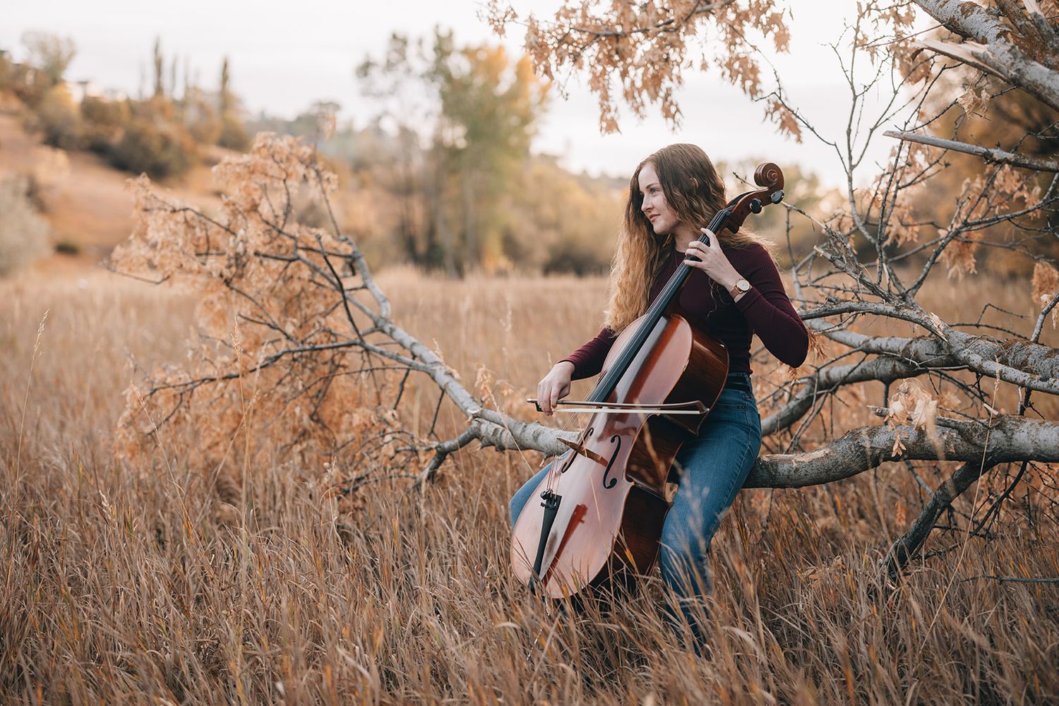 Layton Utah Kaysville senior girl location graduation photos photographer cello
