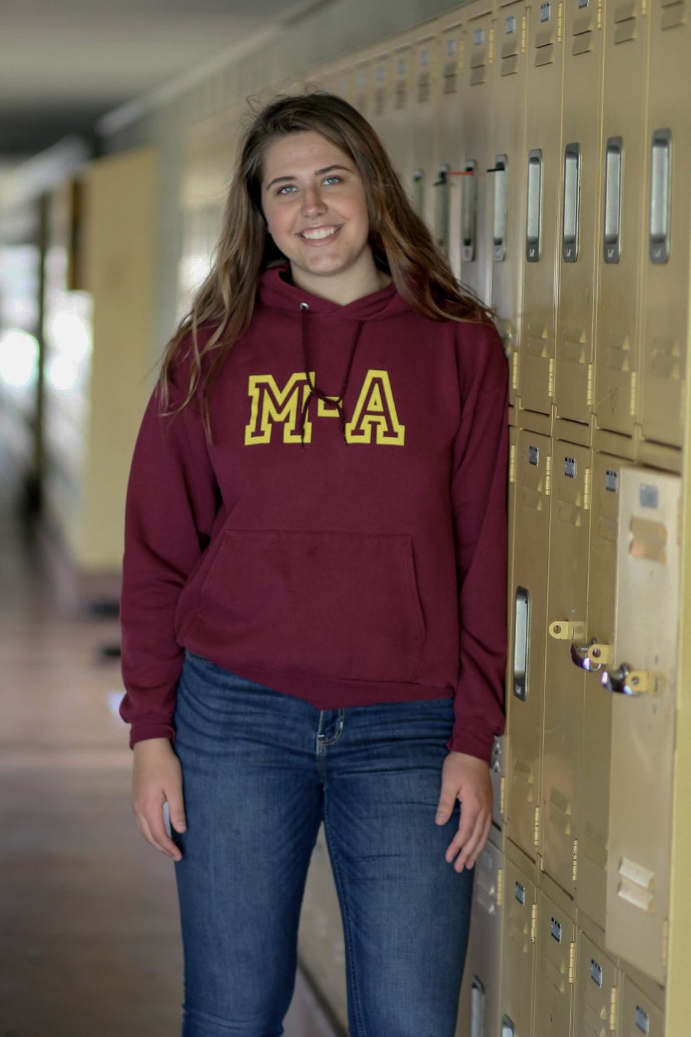 Senior portrait at Menlo-Atherton High School, Atherton, California