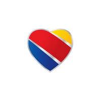 Colorful heart-shaped social media engagement icons in red, yellow and blue.