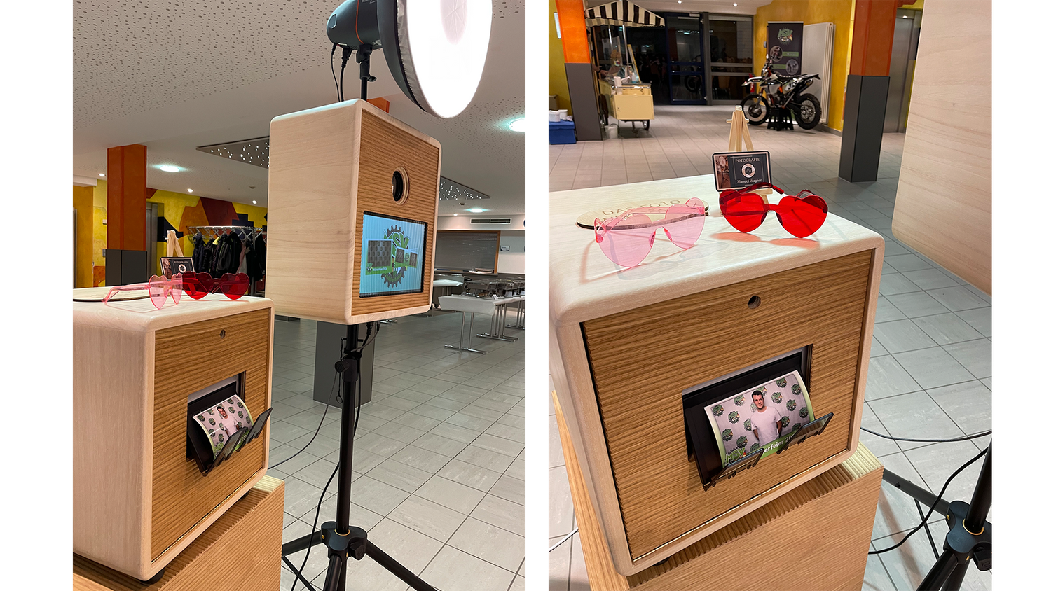 Bild der Box und des Durckers