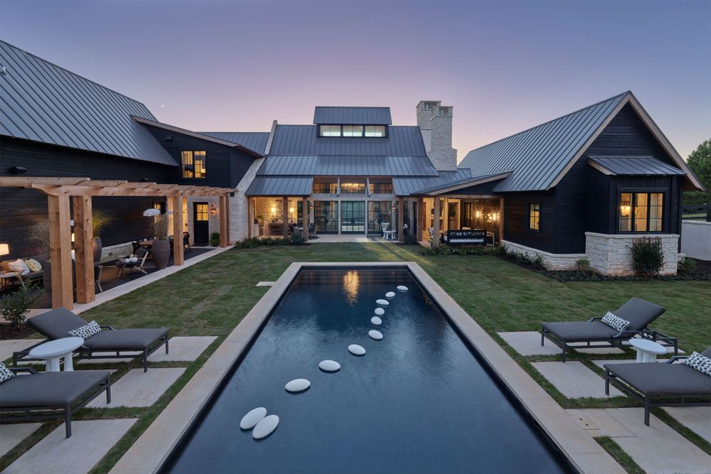 Architectural Photo of home in Serenbe Georgia