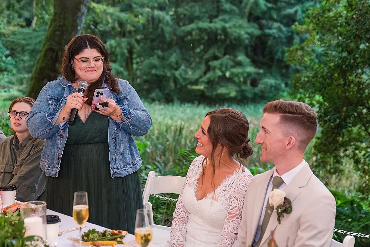 Maid of honor wedding toast