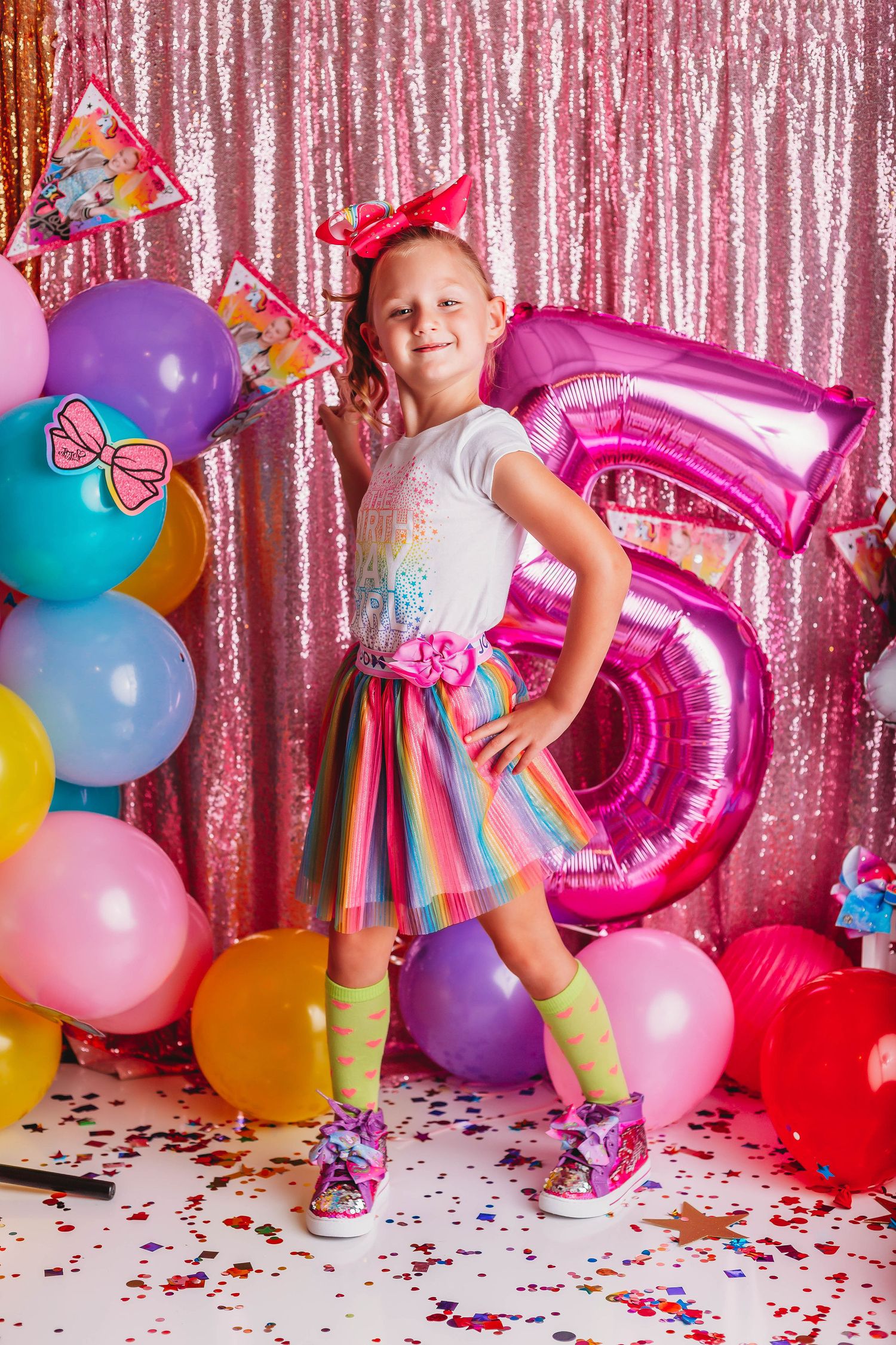 Tampa Baby Photographer- Tampa cake smash baby photographer-JoJo Themed Cake Smash