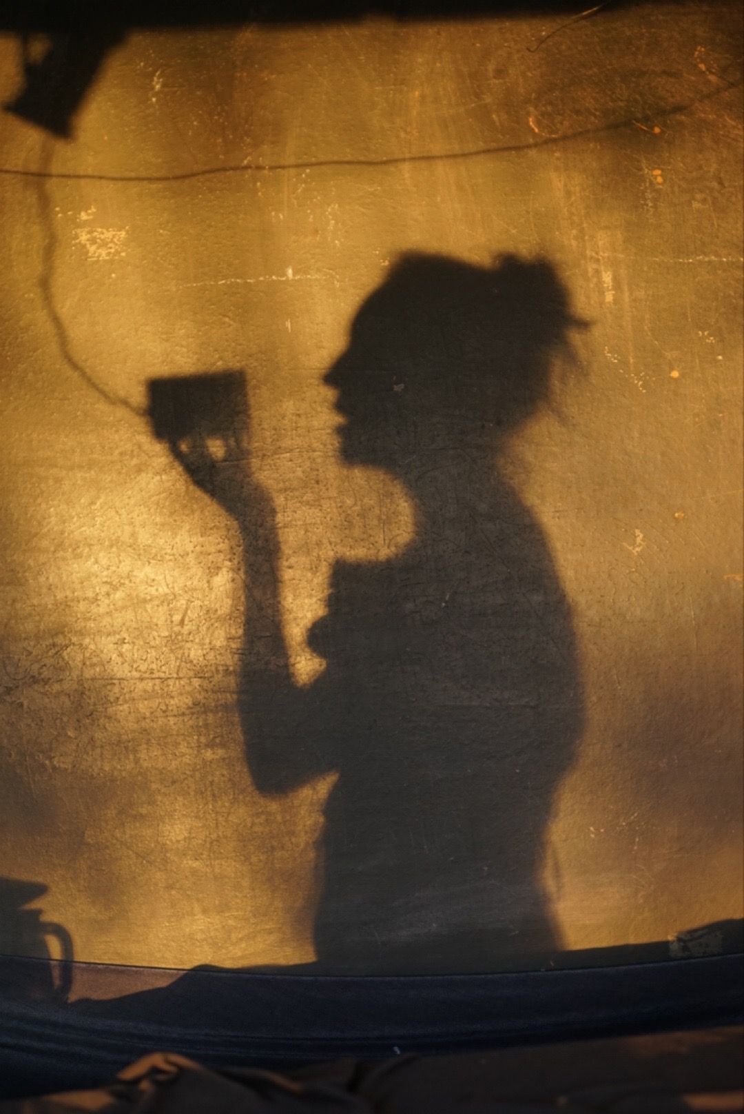 shadow of a woman