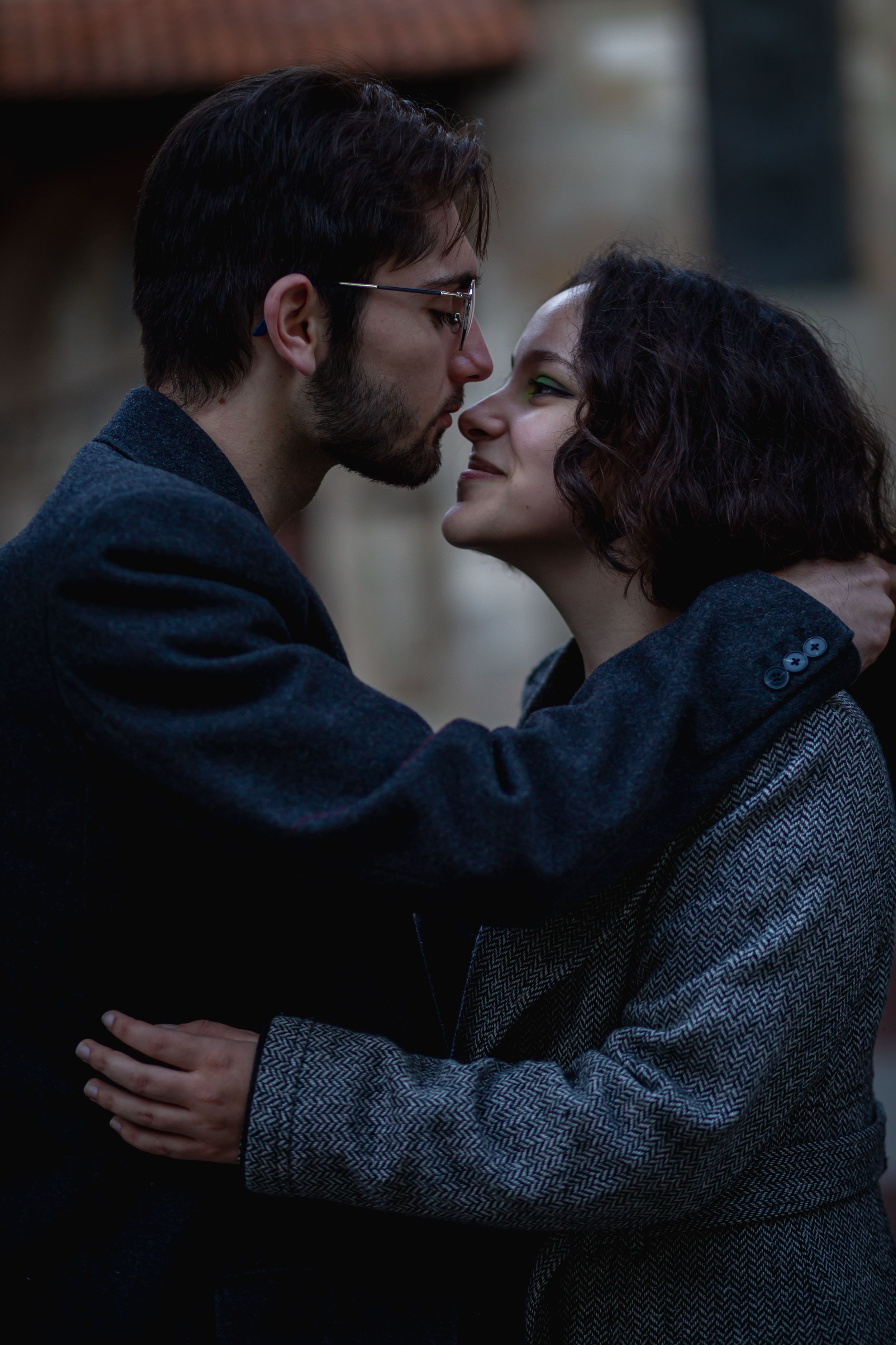 Couple heureux photographie prise sur le vif