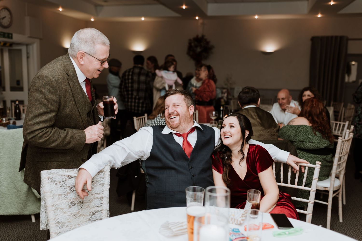 Candid photography for wedding in Ironbridge