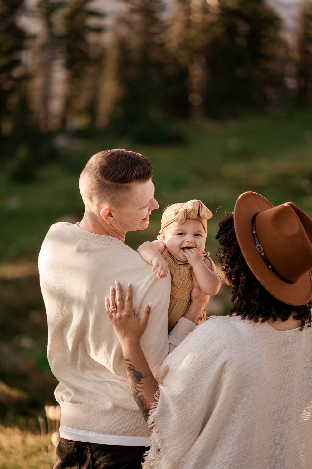 Rainier family portrait session by wander and wild photography