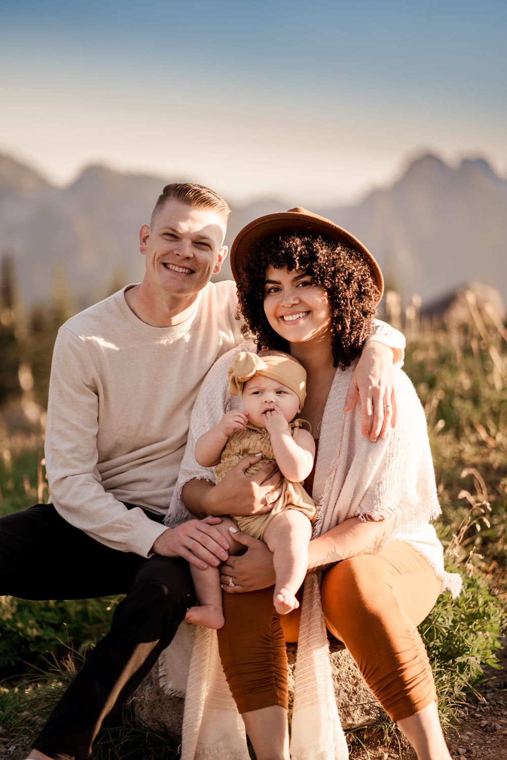 Rainier family portrait session by wander and wild photography