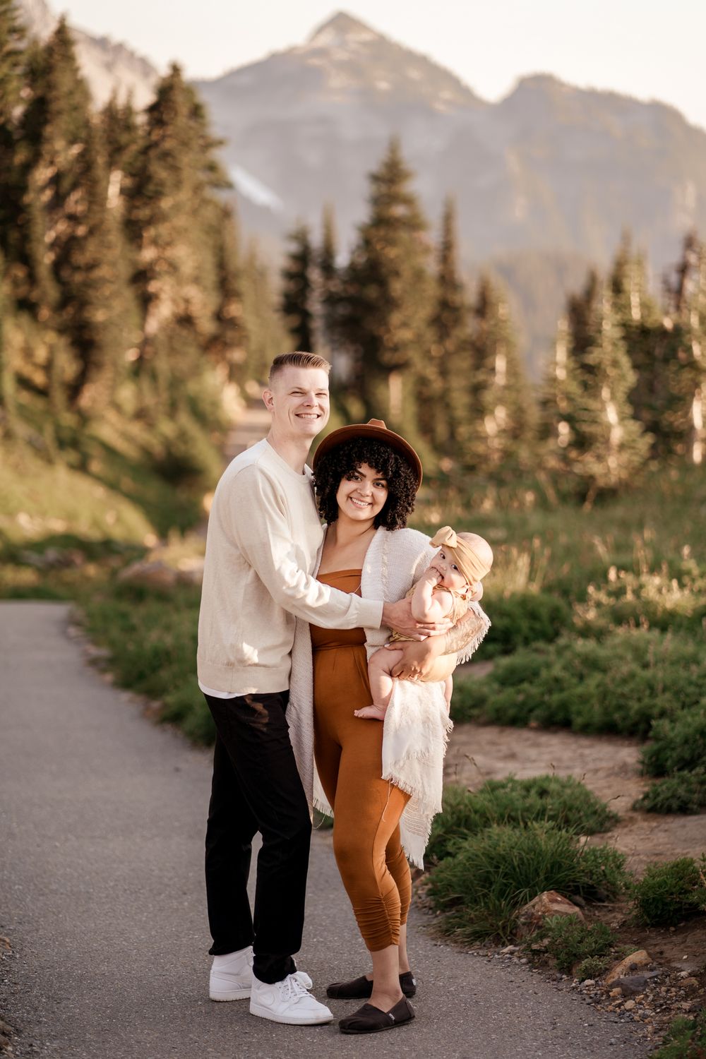 Rainier family portrait session by wander and wild photography