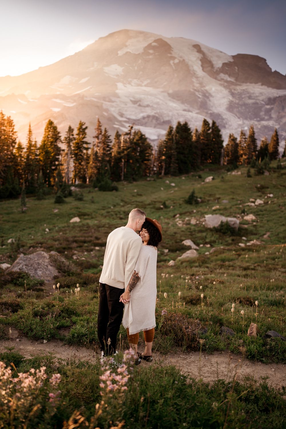 Rainier family portrait session by wander and wild photography
