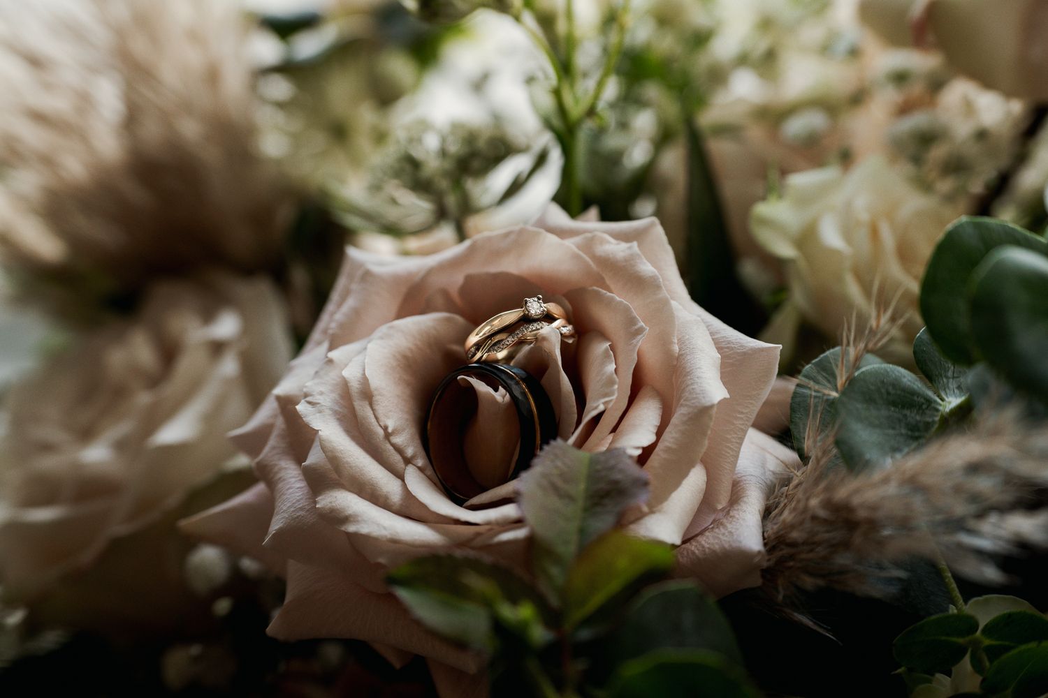 Photo mariage bague robe marié mariée Gaelle Tremblay