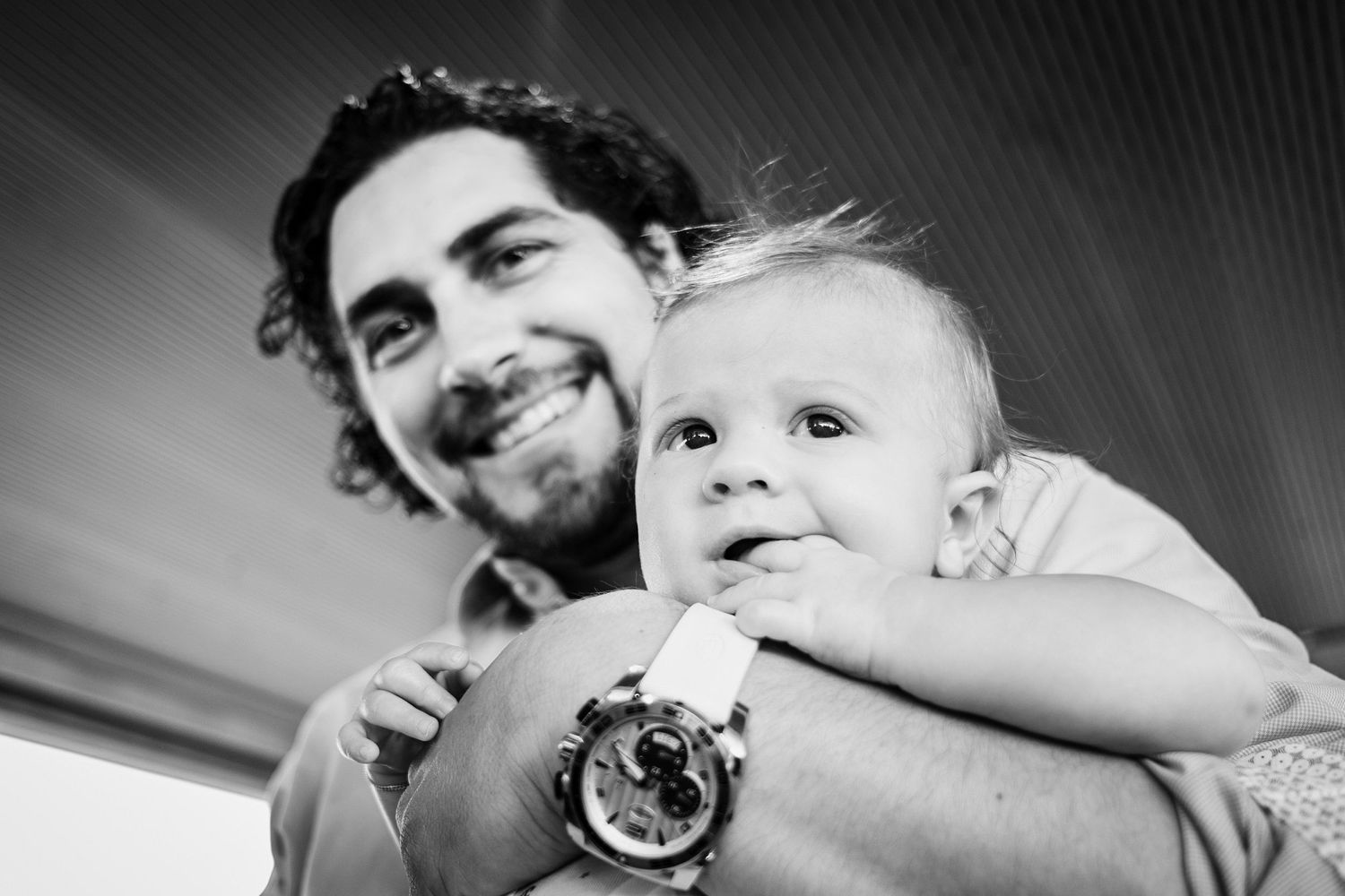 TLOOK photographe de mariage de style documentaire, bateau de la CGN portrait invité