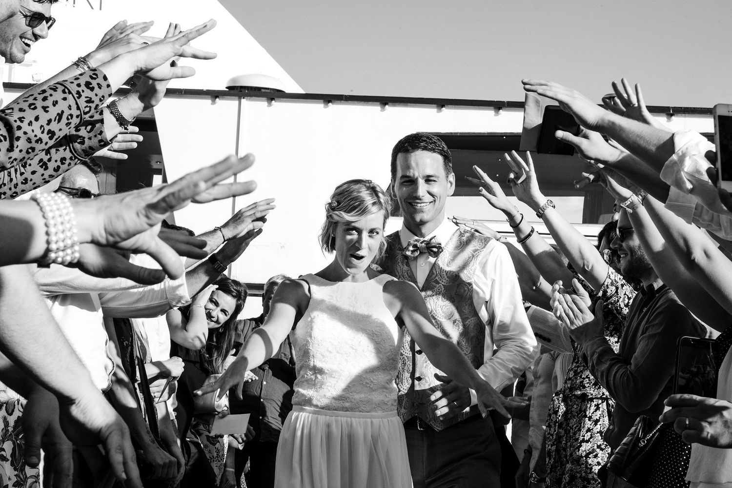 TLOOK photographe de mariage de style documentaire, sortie du bateau CGN