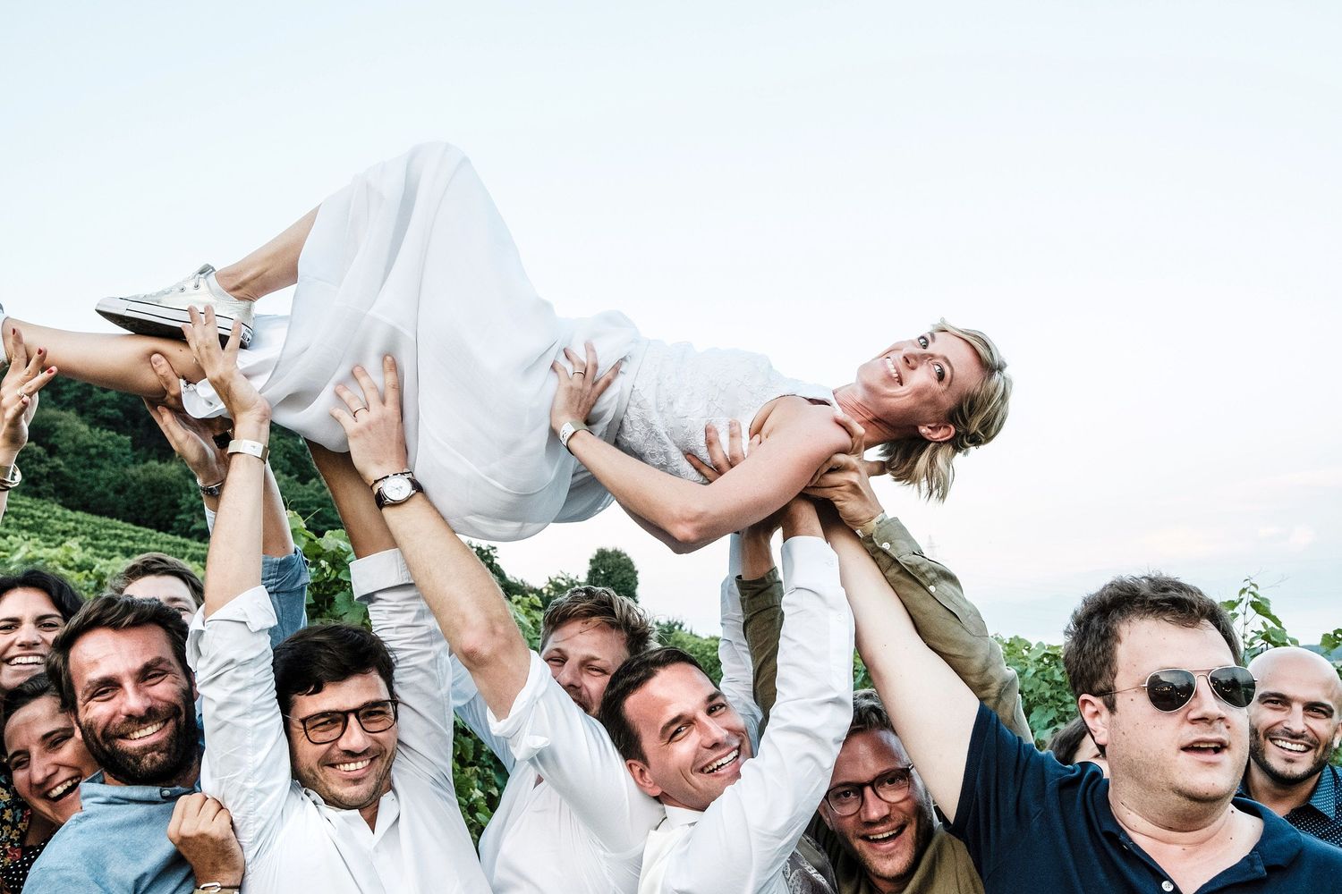TLOOK photographe de mariage de style documentaire, portraits de groupe