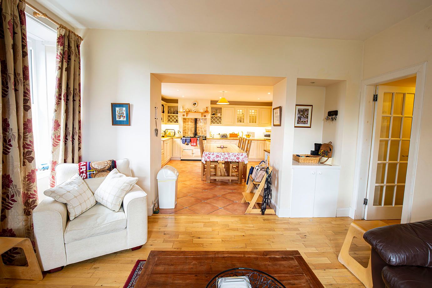inside a house