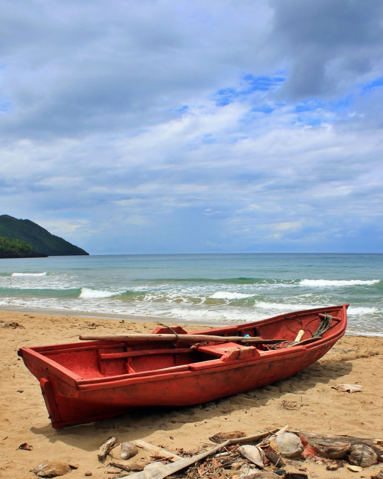 Dominican Republic Beach and Boat