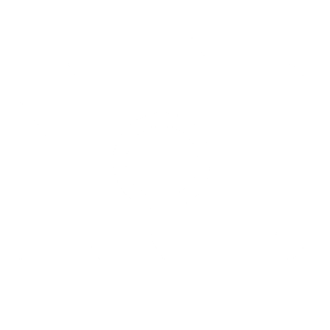 Simple white camera icon silhouette on black background.