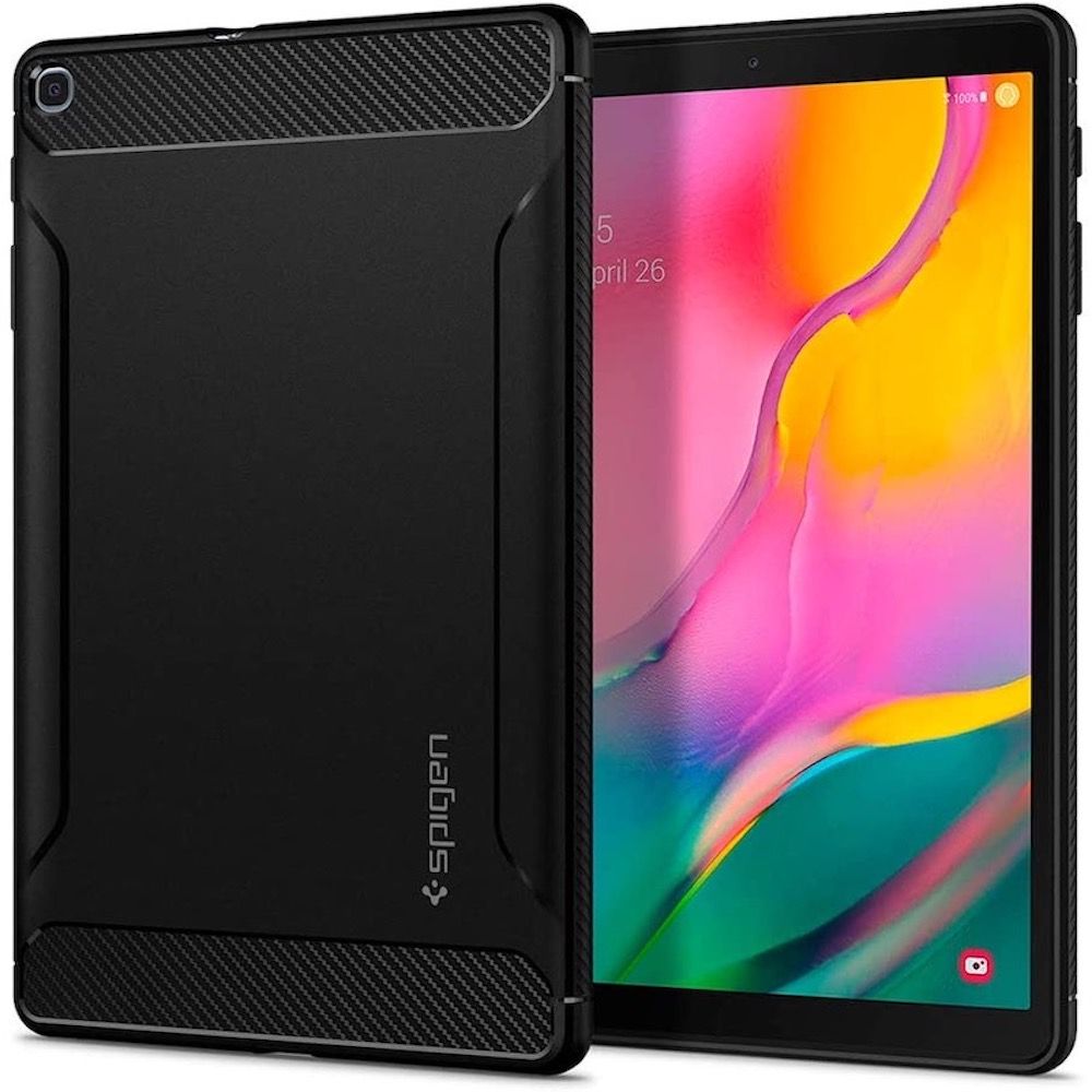 Spigen Rugged Armor Designed for Galaxy Tab A 10.1 Case 2019 T510/T515 - Matte Black