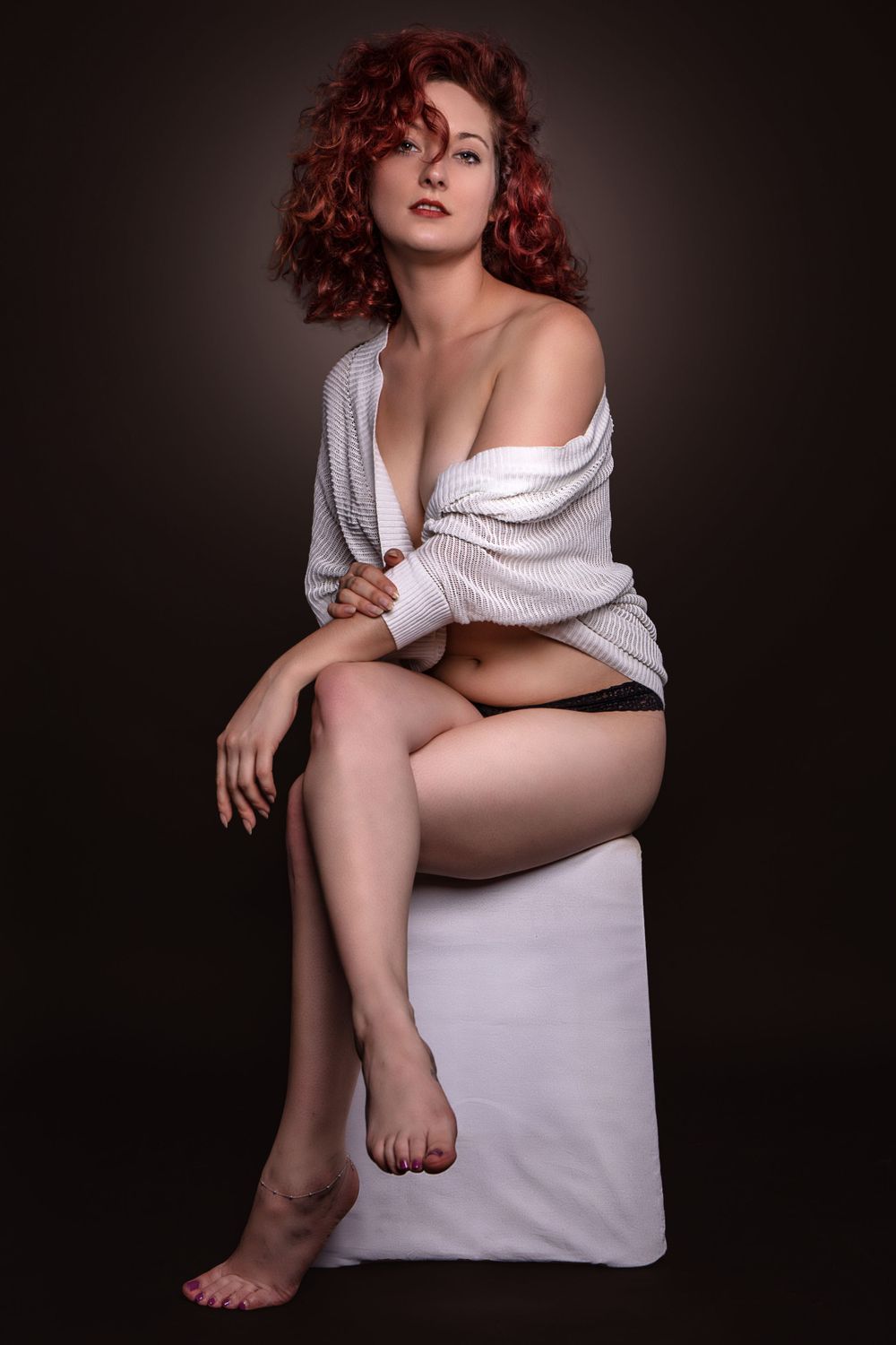 boudoir photo taken by private photographer