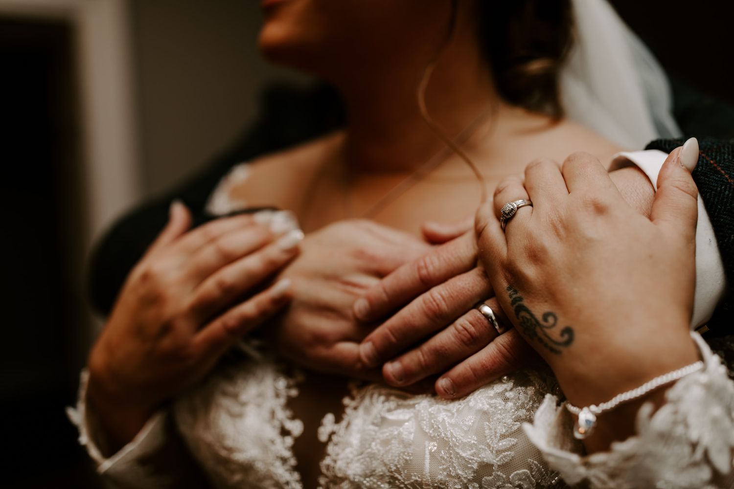 Charlton Hall wedding couple