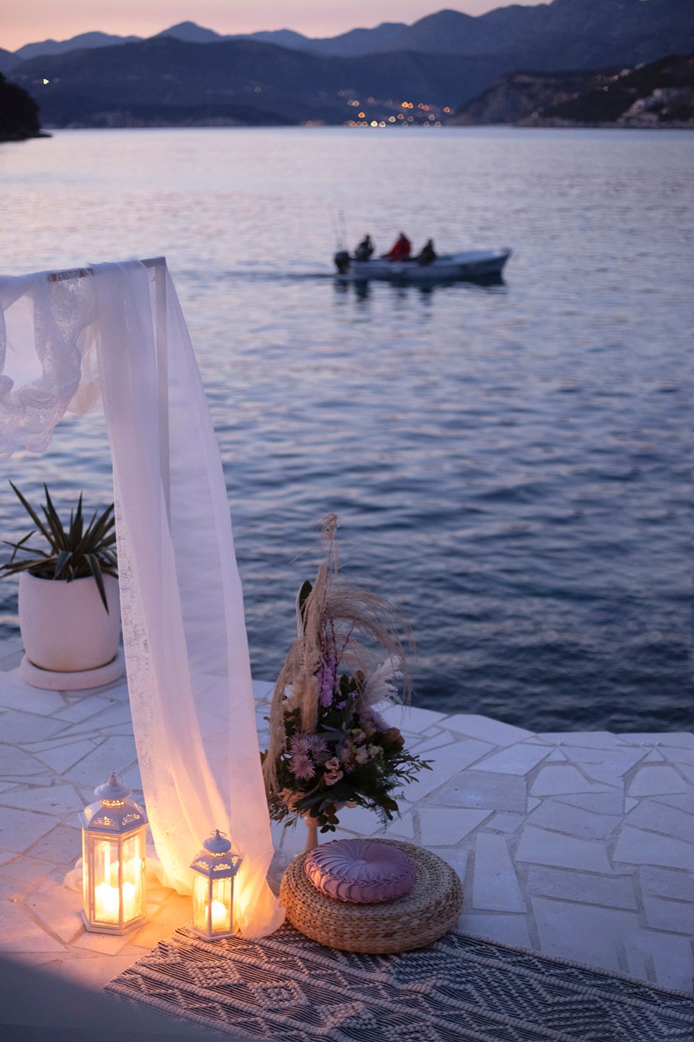 copacabana dubrovnik weddinf deco Kike