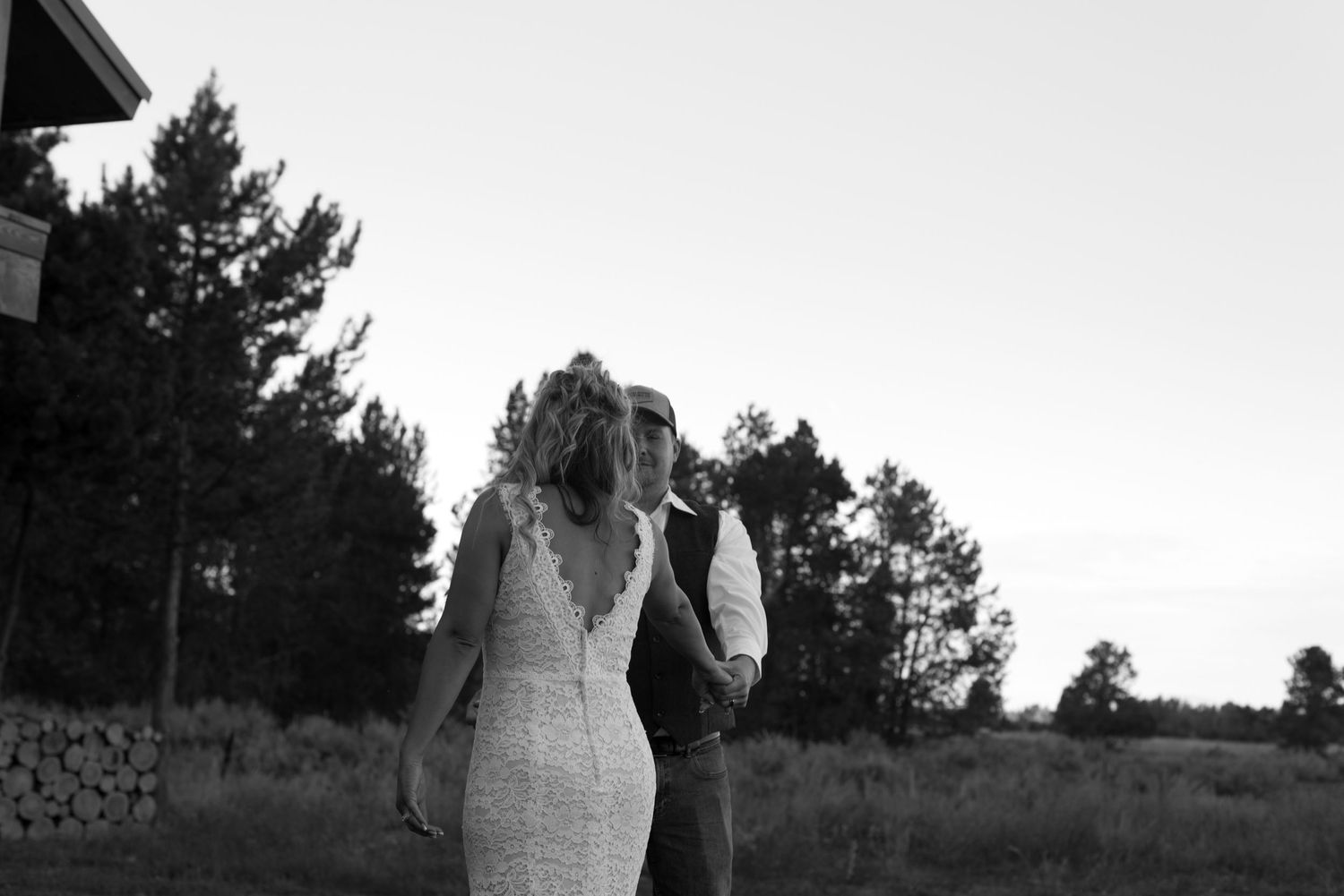 country wedding rural idaho