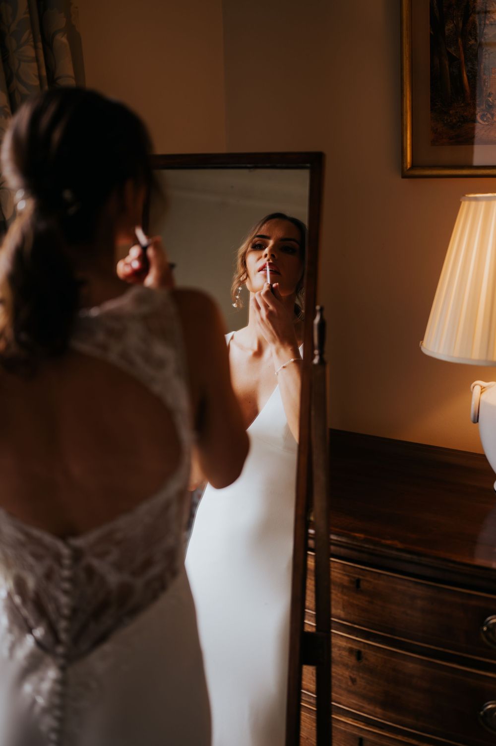 Gilmerton house wedding photography bridal preparations
