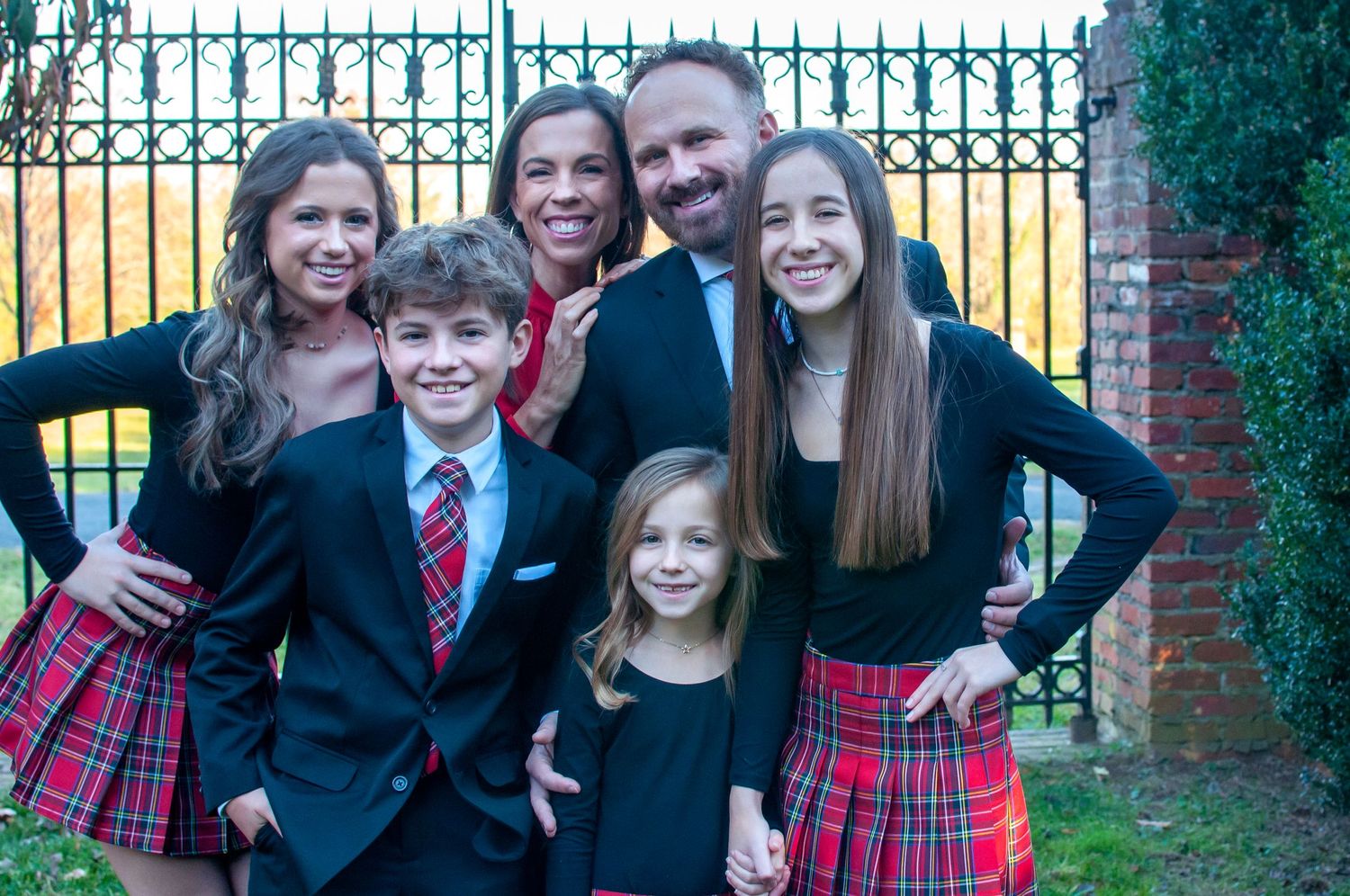 Family portrait in Morven Park