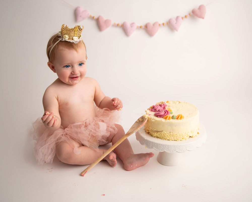 cake smash photoshoot, Bury