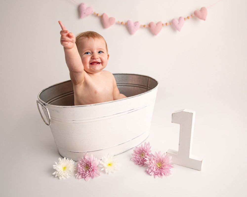cake smash photoshoot, Bury