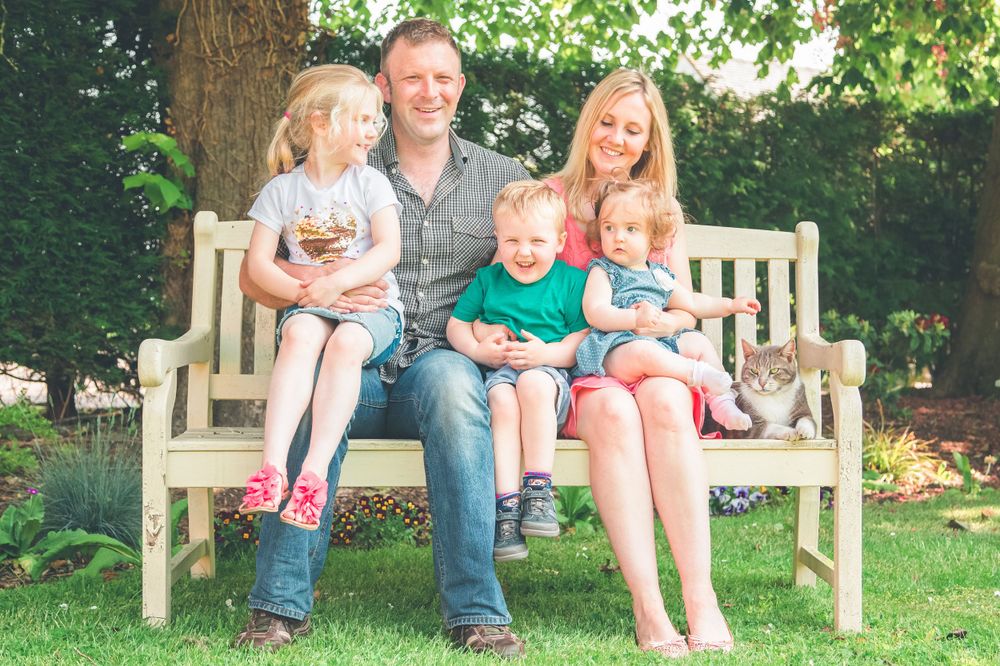 Family Photoshoots outside at Home - Ben Cassidy Photography