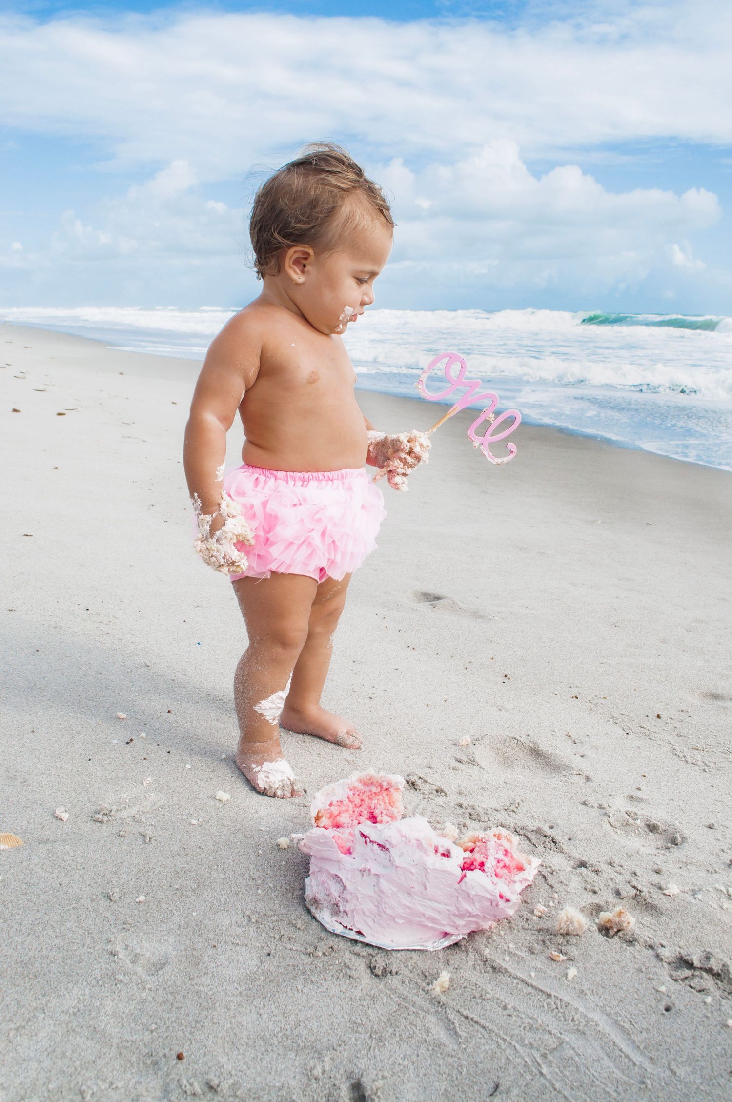 Cake Smash Salty Babies Photography Brevard County Florida