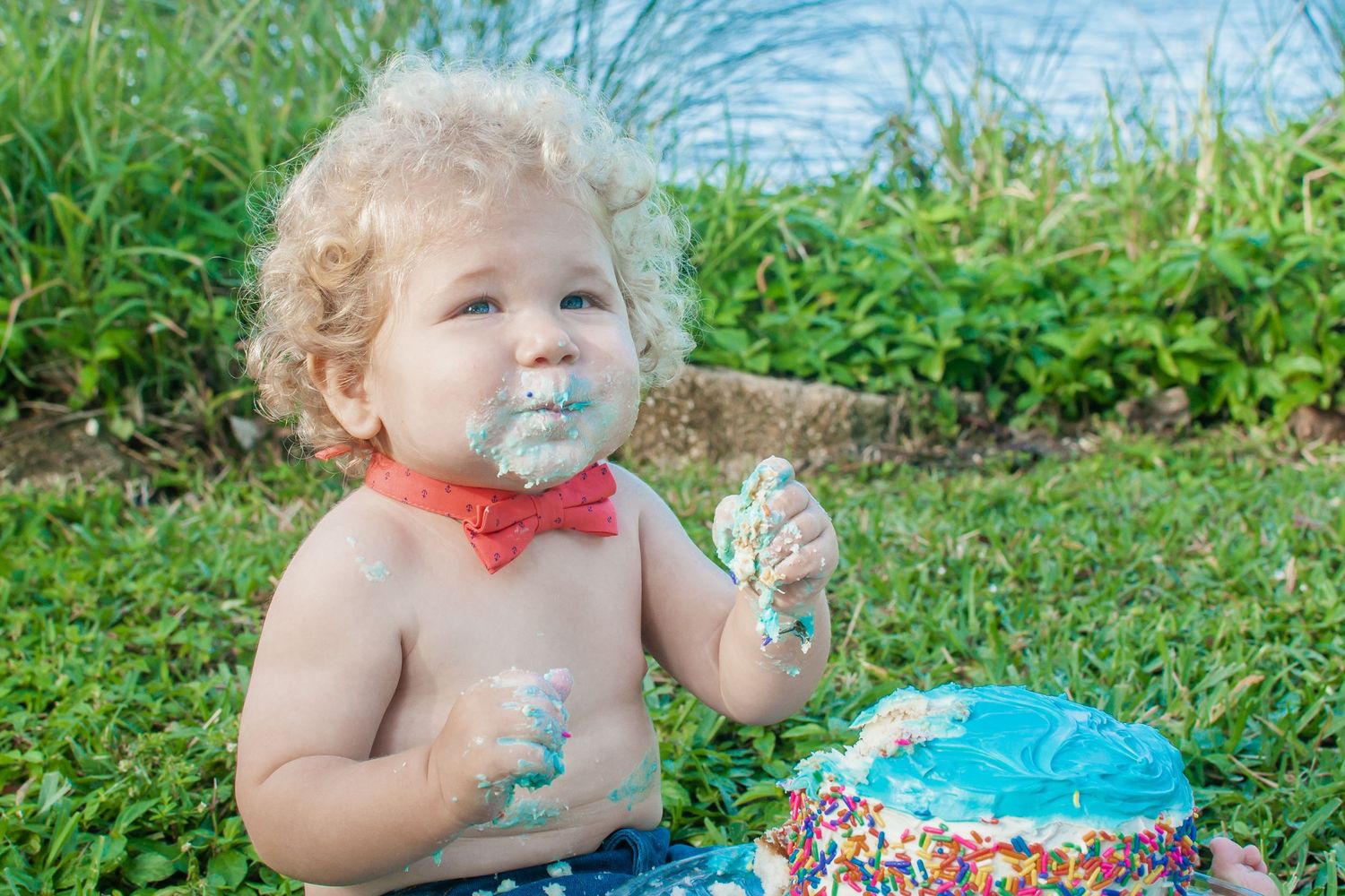 Smash Cake Salty Babies Photography Brevard County Florida