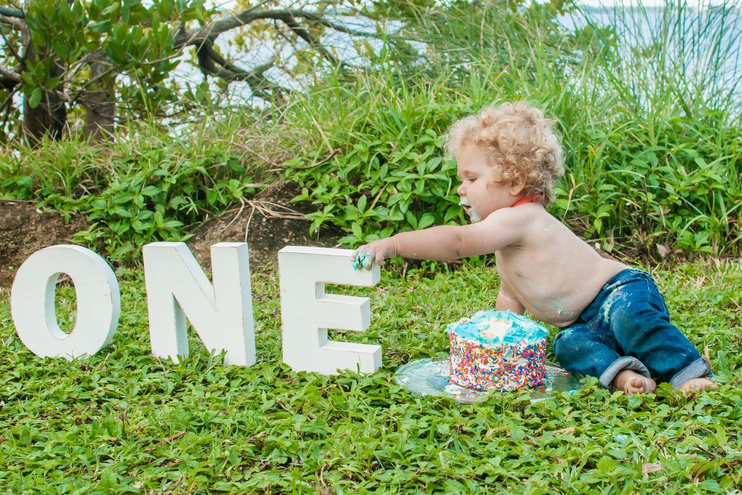 Smash Cake Salty Babies Photography Brevard County Florida