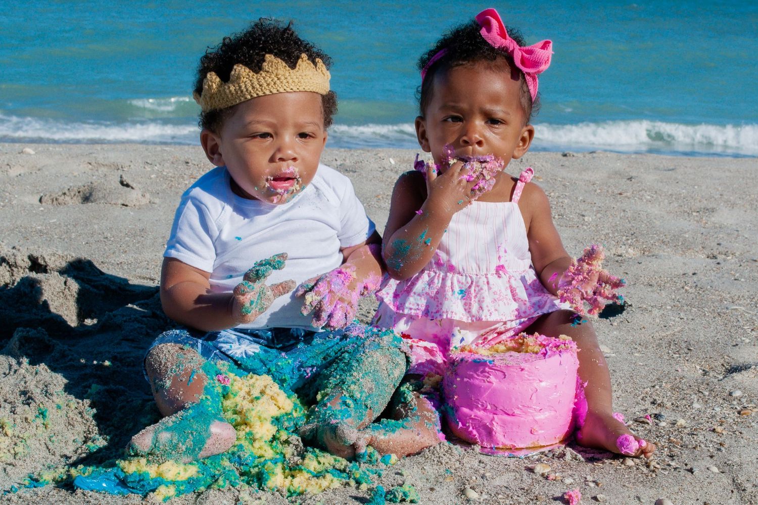 Cake Smash Salty Babies Photography Brevard County Florida