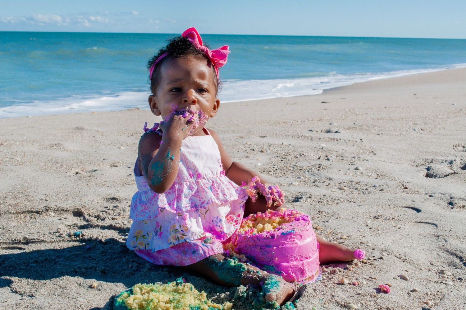 Cake Smash Salty Babies Photography Brevard County Florida